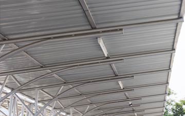 installing Aughton metal roofing